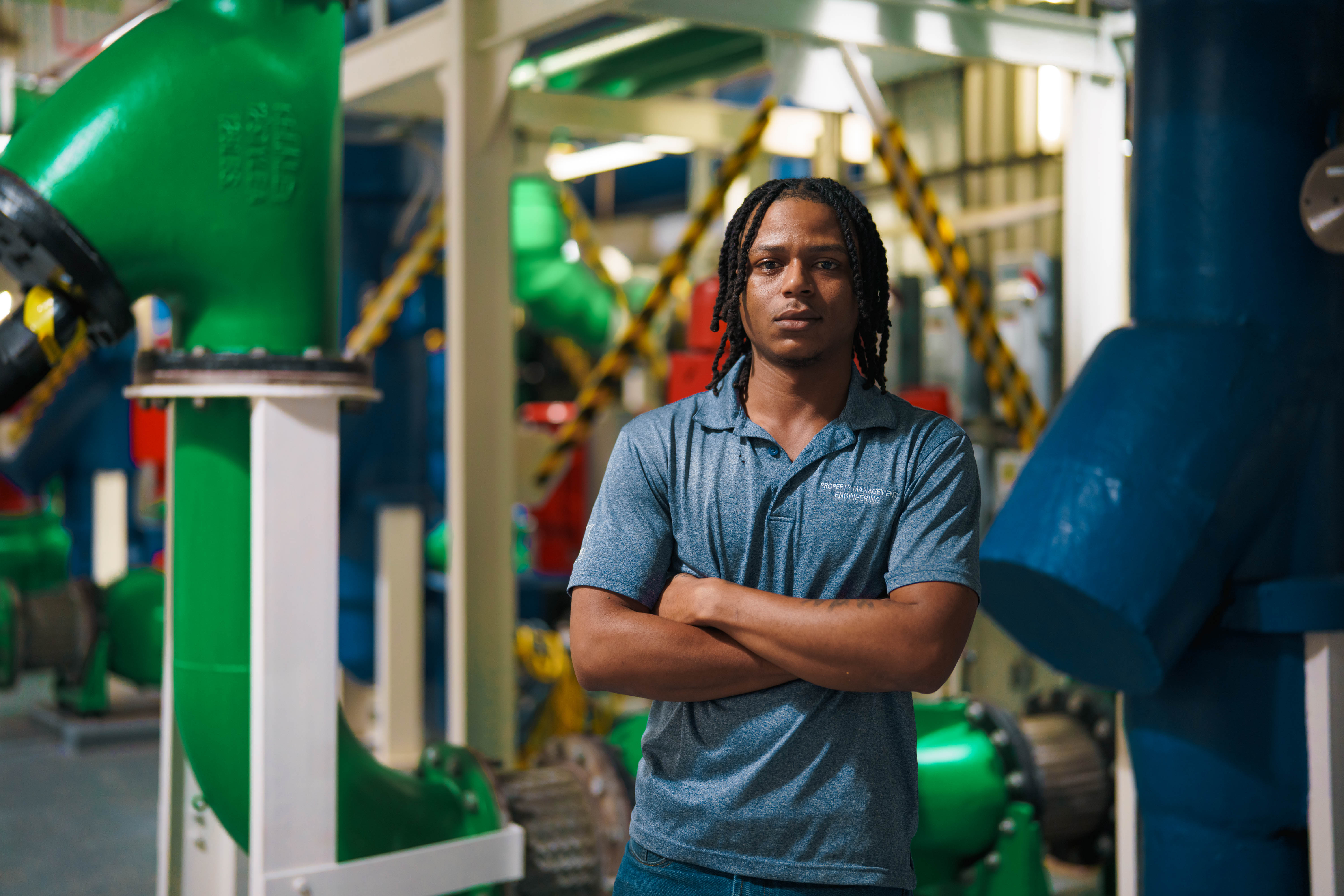 A day in the life of property management: Assistant Chiller Plant Technician Cam'Ron Solomon