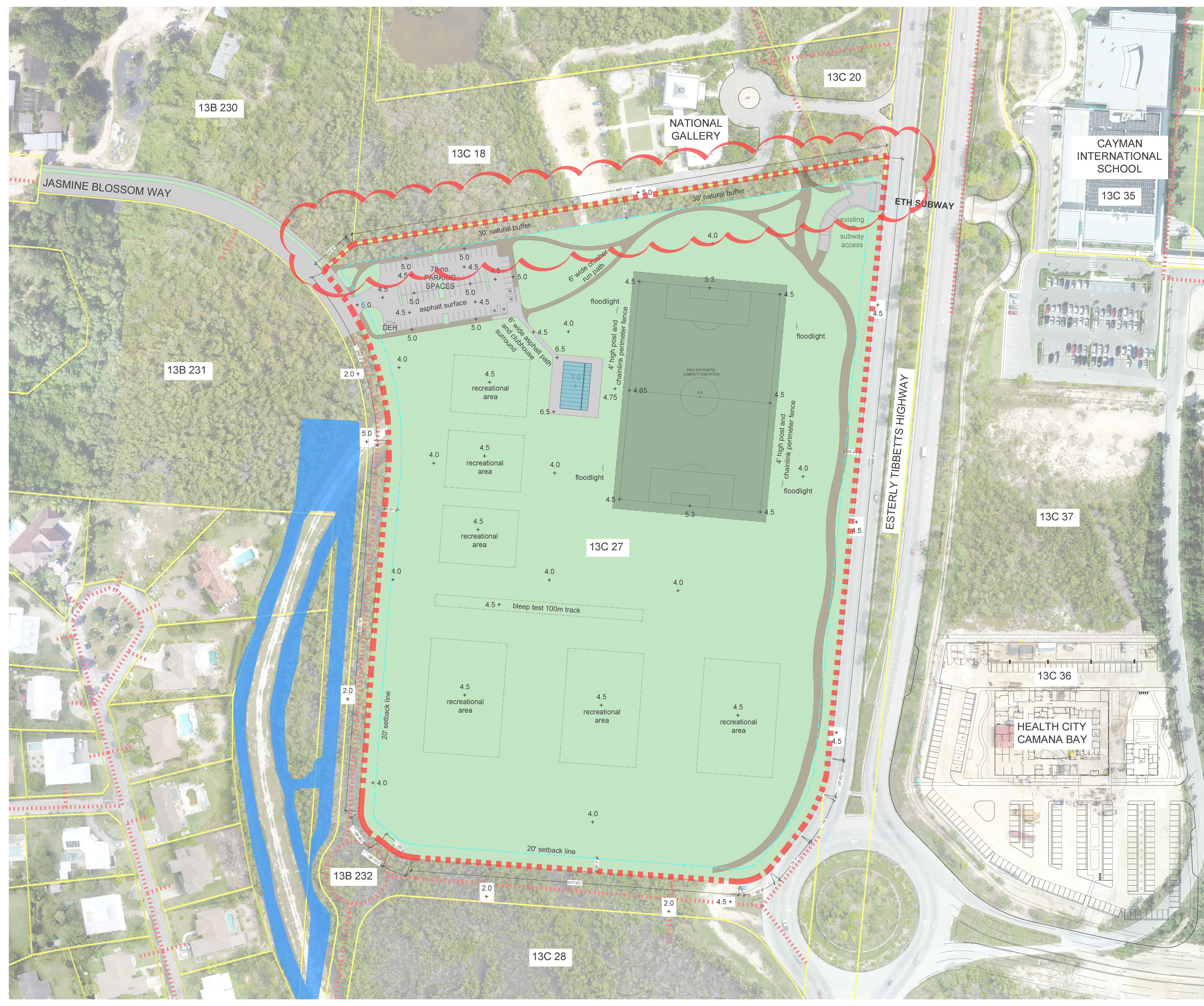 New sports field approved for Camana Bay